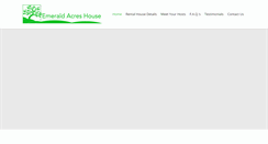 Desktop Screenshot of emeraldacreshouse.com
