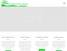 Tablet Screenshot of emeraldacreshouse.com